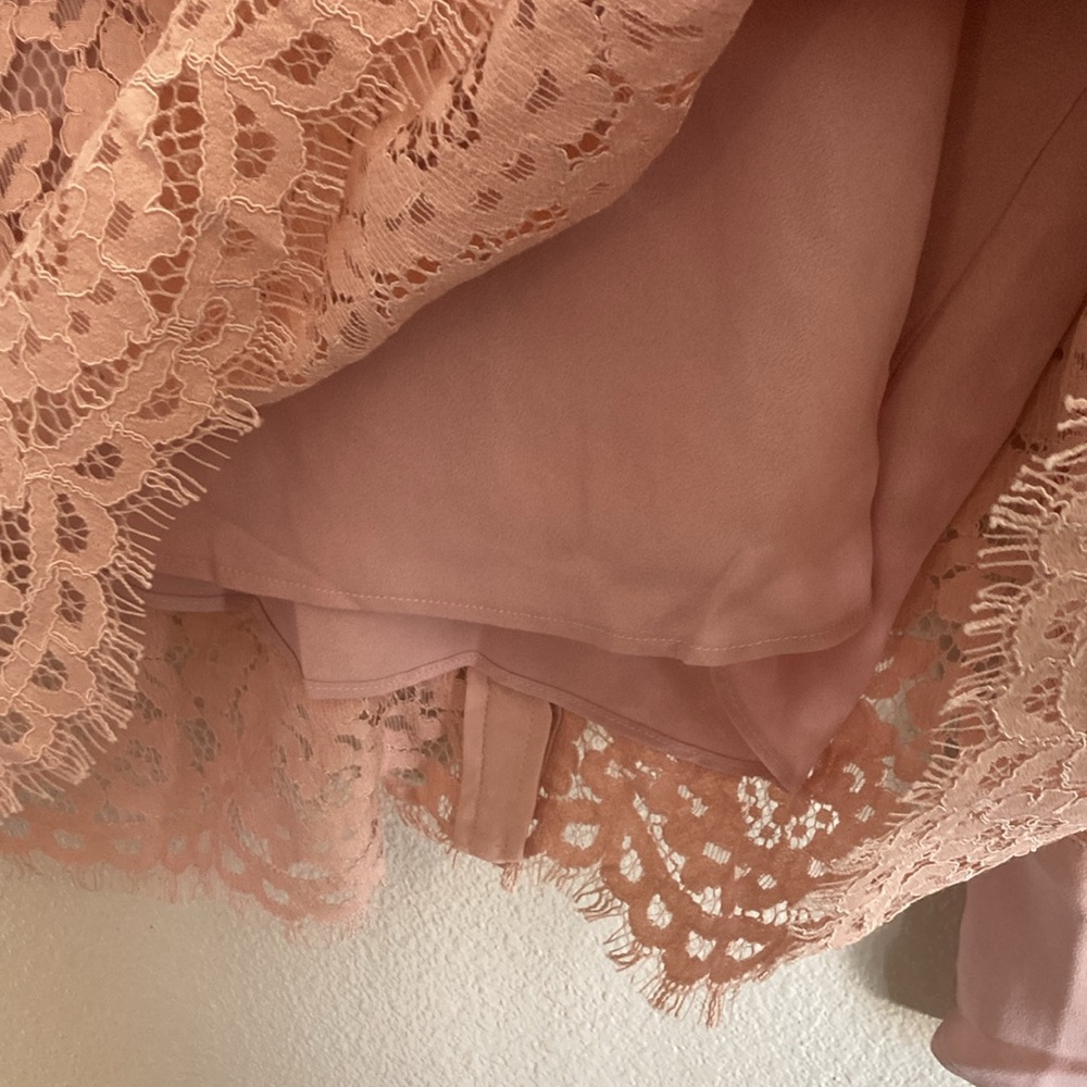 J.Crew Button-Up Lace Top in Mauve Blush (Size 18) - Picture 9 of 10